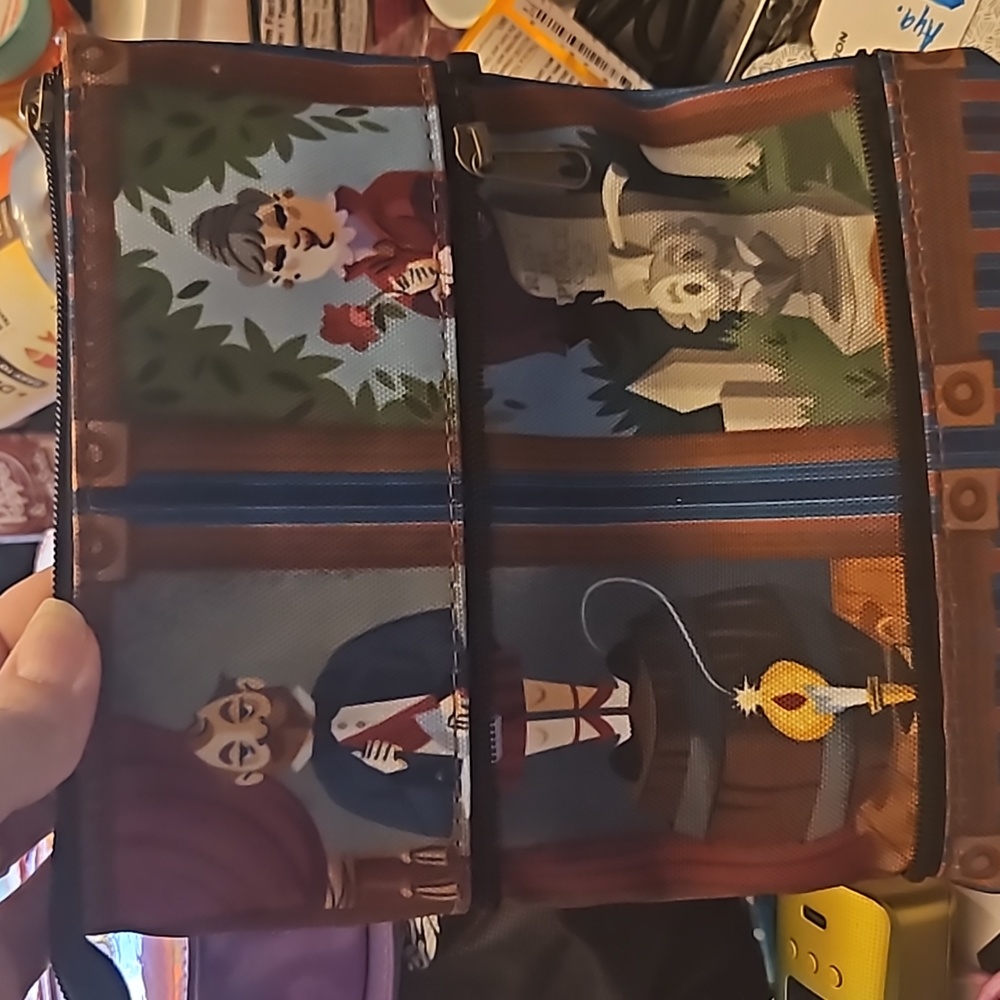 Disney Haunted Mansion Stretching Room zipper bag.